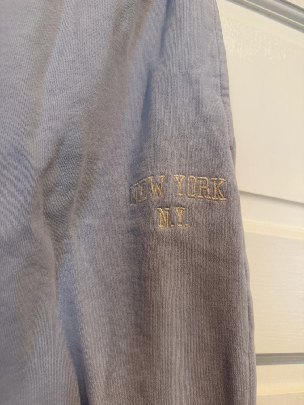 Brandy Melville light lavender light blue pull-on sweatpants - Picture 2 of 6
